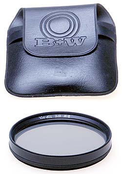 Used B+W 67mm polarizing filter