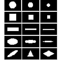 AIM sheet of rectangular masks